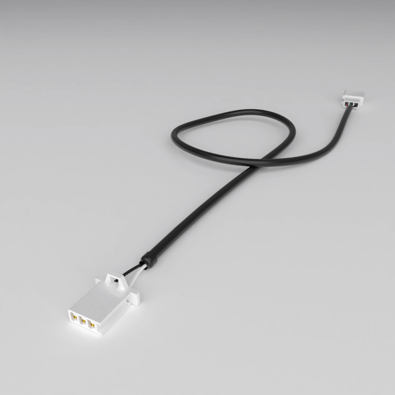 LED Kabel 50cm auf weißem Hintergrund