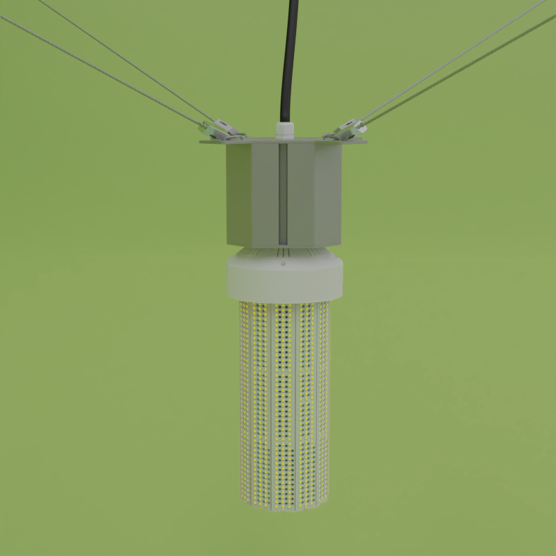 PIXLIP EXPO Kubus Lampe hängend an Seile