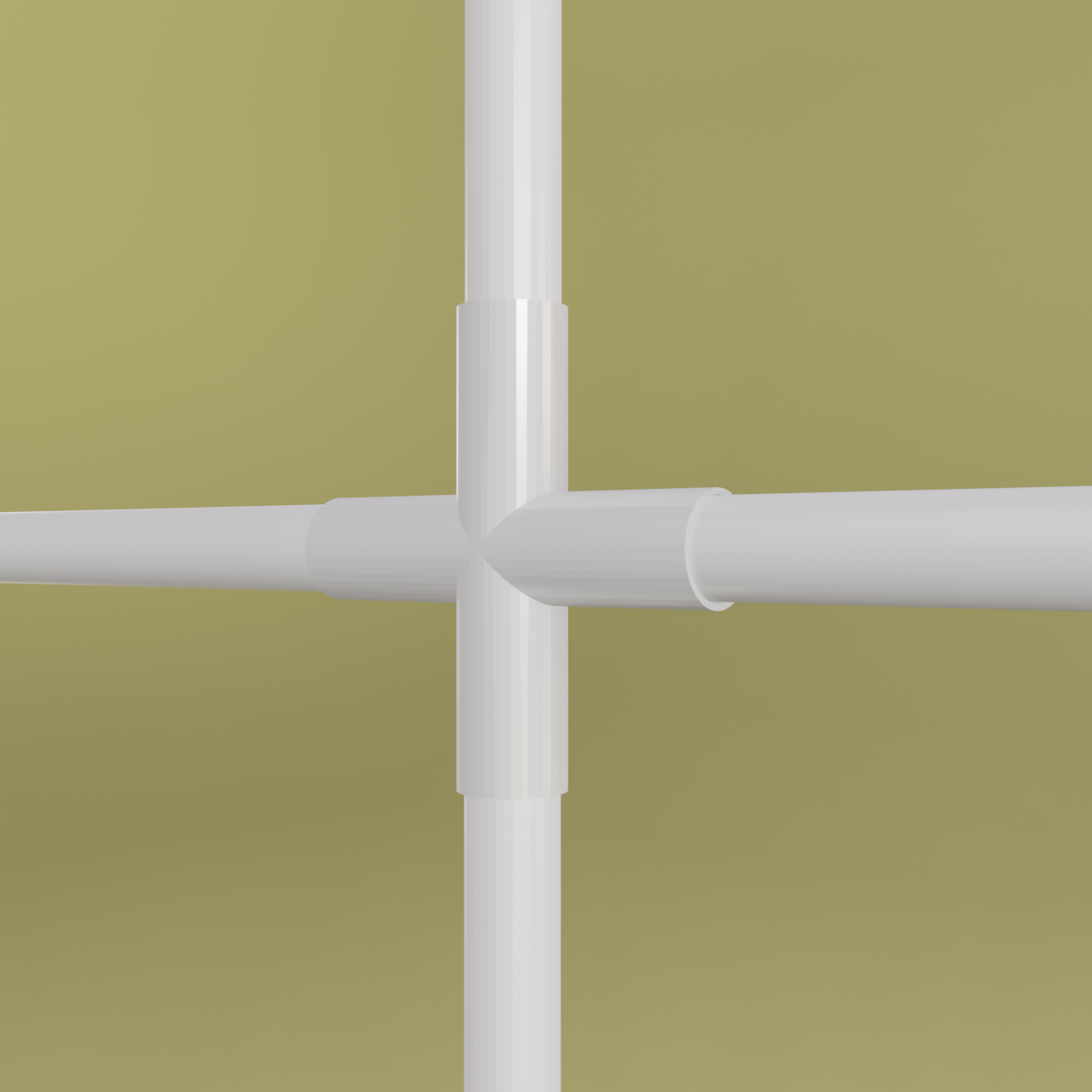 PIXLIP GO Kreuzverbinder mit vier Streben verbunden