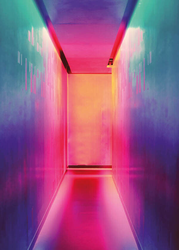 Kunst-colorful Hallway